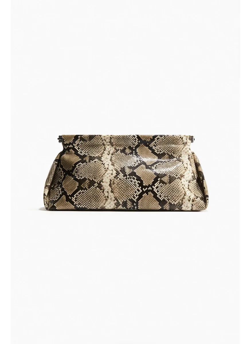 اتش اند ام Patterned Clutch