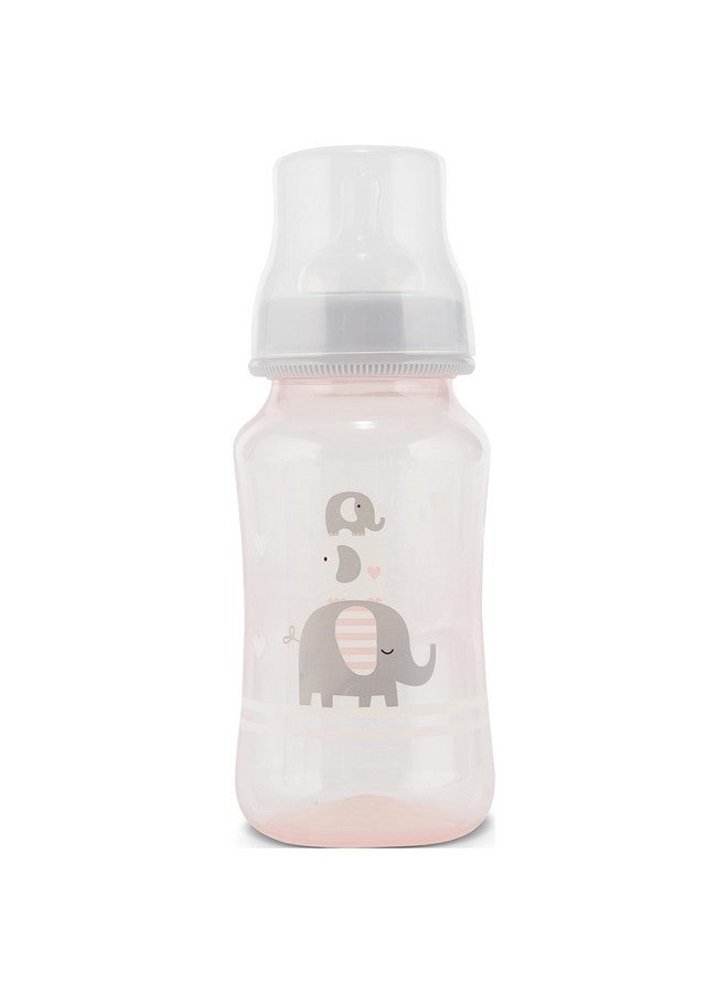 Cudlie Premium 2-Pack Baby Bottles - 11 Ounce, Hourglass Shape, Fun Boys and Girls Prints, Clear Cover - BPA-Free - Image 3