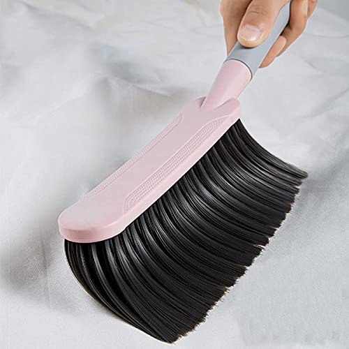 KPNG Soft Bristle Cleaning Brush Hand Brushs Bed Hair Dust Removal Scrubber Cleaner for Family Trip Sofa Furniture (Pack of-1, White) - Image 2