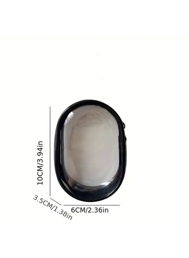 1 قطعة حقيبة تخزين شاحن كابل محمولة شفافة بألوان عشوائية، منظم سفر - Image 3