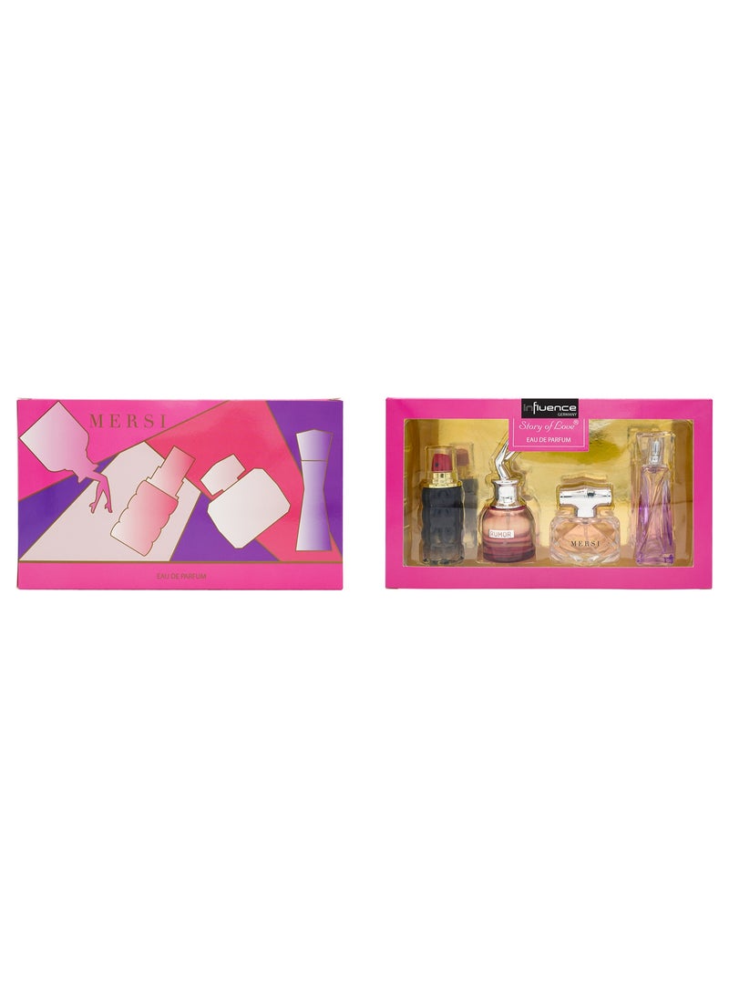Influence Germany Story of Love Perfume Gift Set for Women - 100ML - Image 1