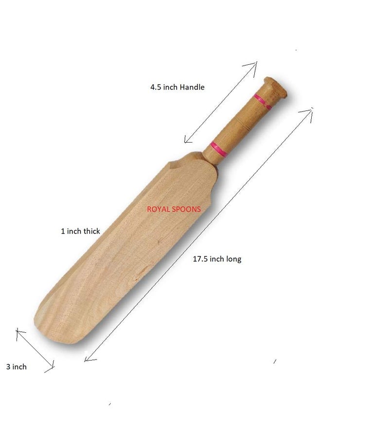 ARMAN SPOONS ARMAN SPOONS Believe in Quality Royals Best Heavy Weight Cleaning Natural Wooden BatPeddle for Washing Clothes 18 Inch - Image 2