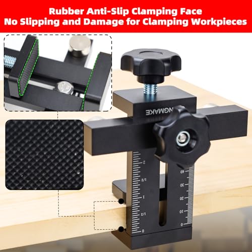 GOINGMAKE Cabinet Door Mounting Jig with Quick Edge Positioner,Adjustable Cabinet Door Installation Positioner,Cabinet Door Positioning Tool Jig for Installing Frameless or Face Frame Cabinet Doors - Image 5