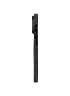 PITAKA iPhone 15Pro Case Fusion Weaving MagEZ 600D Back Cover / No Signal Interference / Wireless Charging Friendly / Camera Protection - Rhapsody  - Image 5