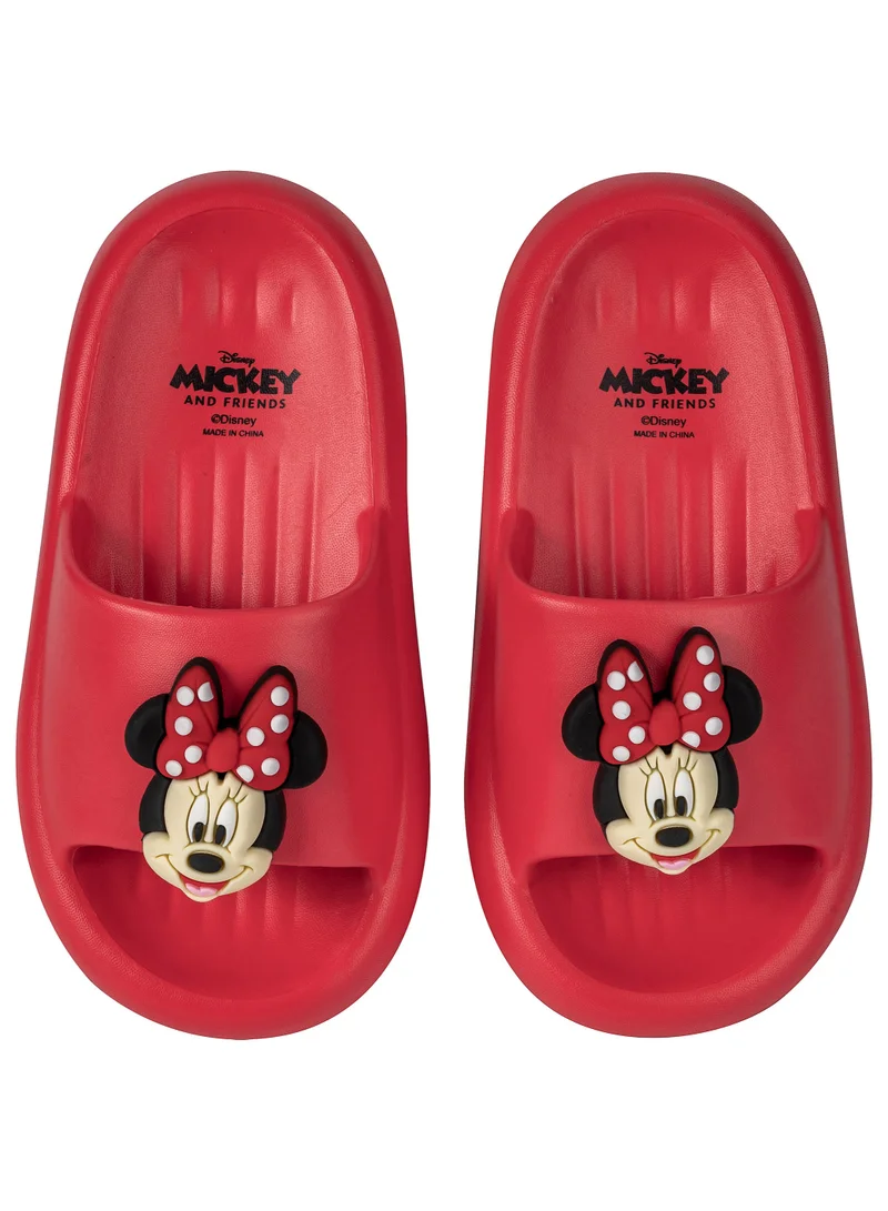 Disney Comic Kicks by Urban Haul Disney Minnie Mouse slides with 3D charm for Girls