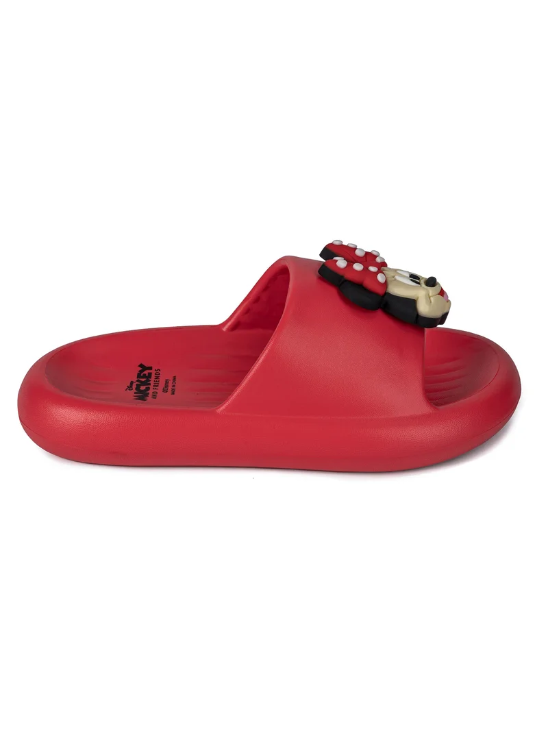 Disney Comic Kicks by Urban Haul Disney Minnie Mouse slides with 3D charm for Girls