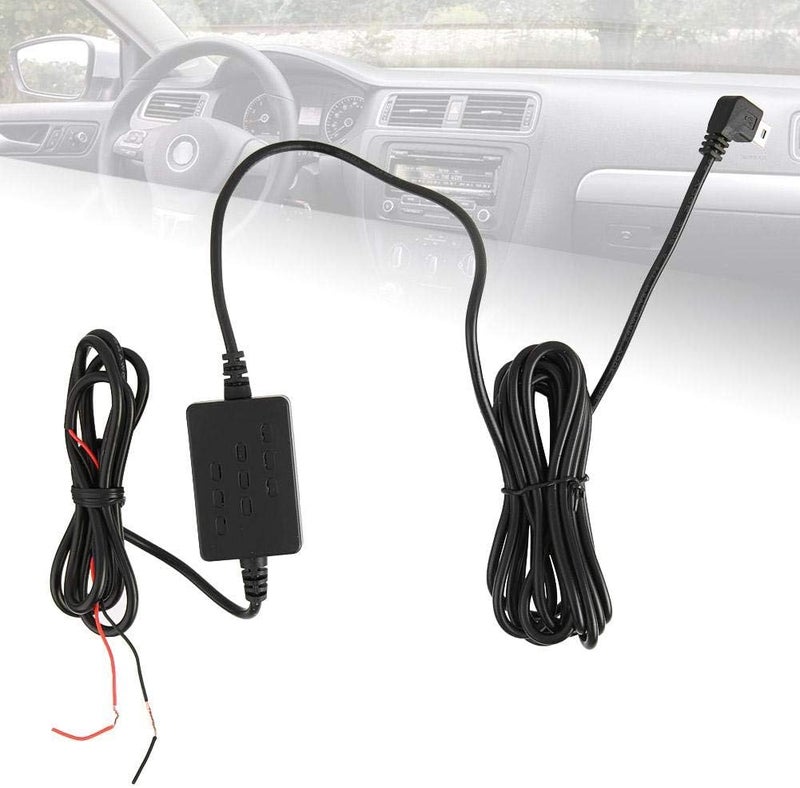 klarako Car Dash Camera Hardwire Kit Drive Recorder 24 Hours Monitoring Power Cable, Voltage Detection, Low Voltage Power-Off Protection - Image 5