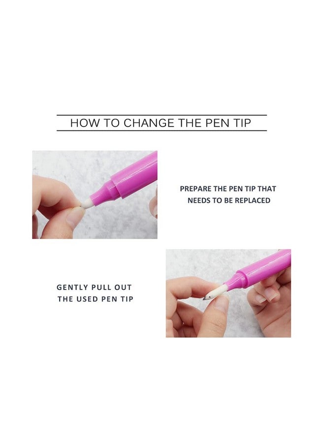 Newfacefure 2Pack Eyeliner Remover Eraser Pen, Eye Make Up Corrector, Easy To Remove And Correction Magnetic Eyeliner Fixer, Extract For Sensitive Skin Original (White -2) - Image 3