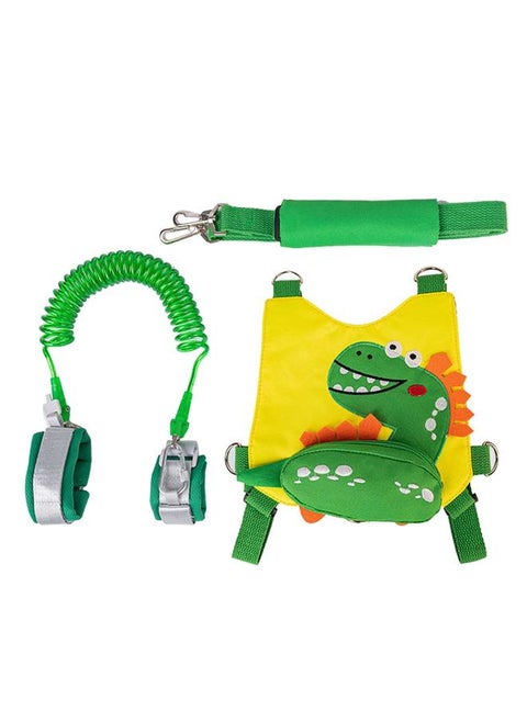 Assistant Strap Belt Cute Dinosaur Safety Toddler Traction Rope with 6.6ft String for Children Walking Yellow