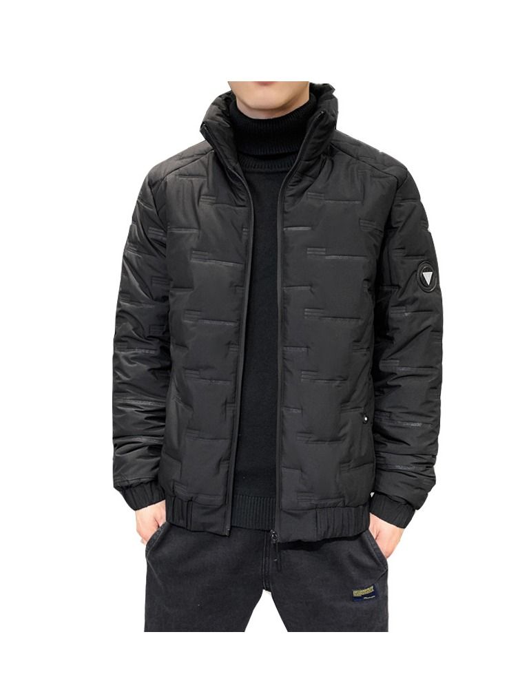 Loquat Men's New Winter Fashion Simple Stand-up Collar Jacket 
