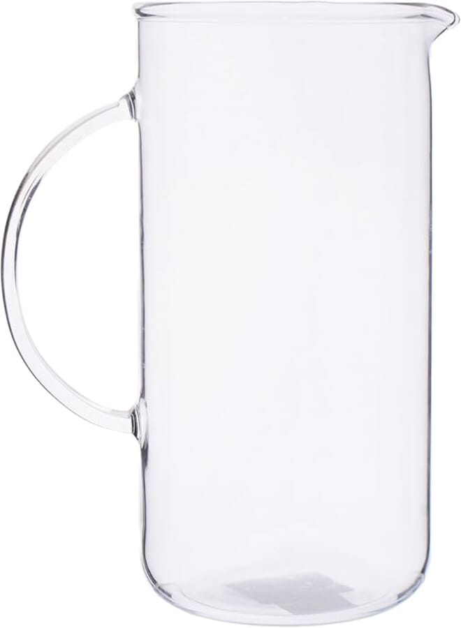Termisil Standard Glass Water Jug, 1 Liter Capacity, Transparent