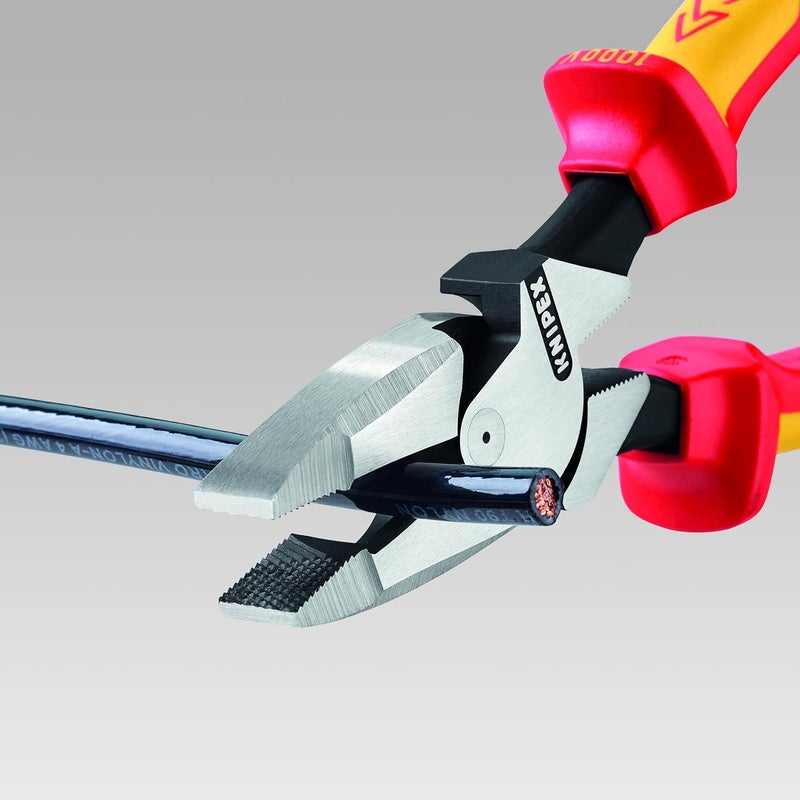 Knipex 09 08 240 SBA 9.5-Inch Insulated Ultra-High Leverage Lineman's Pliers - Image 2