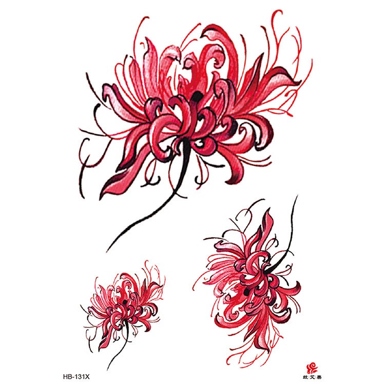 Supply New Flower Arm Tattoo Stickers Manufacturers Waterproof Half Arm Tattoo - Image 5