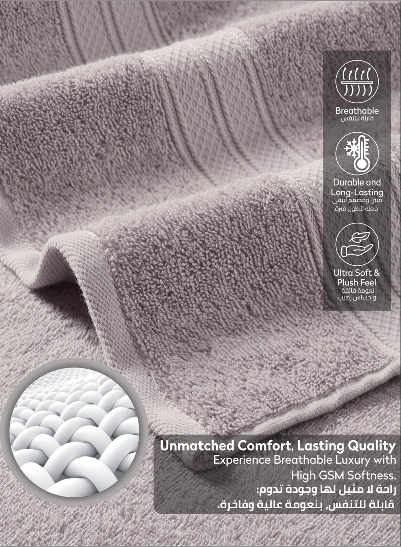 Donetella 1-Pcs Bath Towel (70x140cm) - Premium 100 % Combed Cotton 600GSM Large Towel, Highly Absorbent, Quick Dry,Best Towel for Bathroom, Spa And Hotel. - Image 5