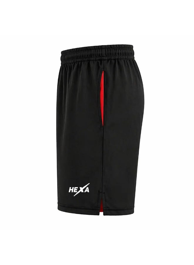Hexa Sportswear Essentials Sports Shorts for Men & Women – 100% Polyester Dry Fit Athletic Training & Casual Shorts with Anti-Bacterial Fabric –Training Gym Running Teamwear Shorts - Image 2