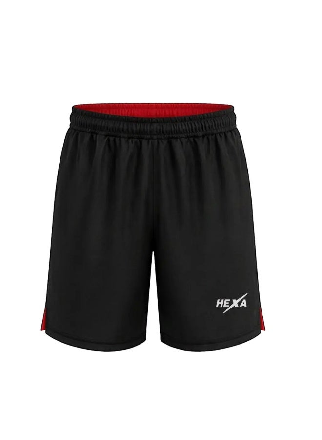 Hexa Sportswear Essentials Sports Shorts for Men & Women – 100% Polyester Dry Fit Athletic Training & Casual Shorts with Anti-Bacterial Fabric –Training Gym Running Teamwear Shorts - Image 1