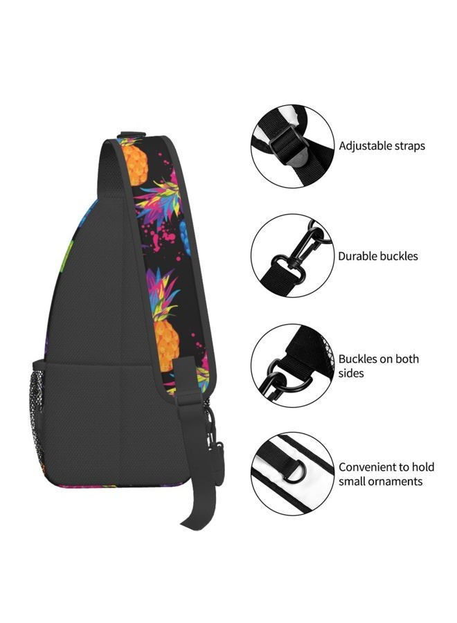 Betyiwling Pineapple Sling Backpack Unisex Crossbody Chest Bag Shoulder Chest Bag For Women Men Hiking Travel - Image 4