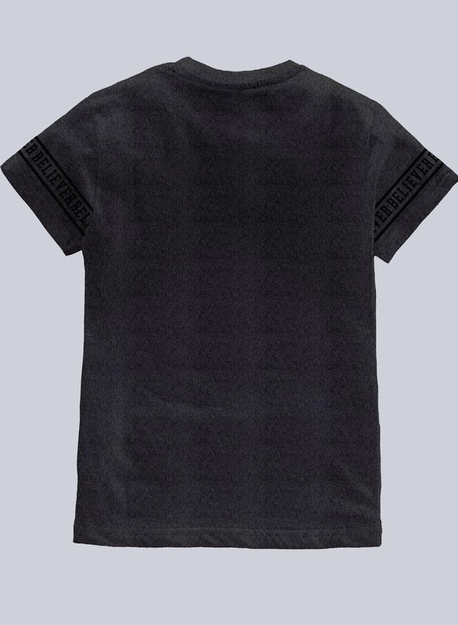 كوديز تيشيرت أطفال بطبعة جرافيك سوداء - Image 2