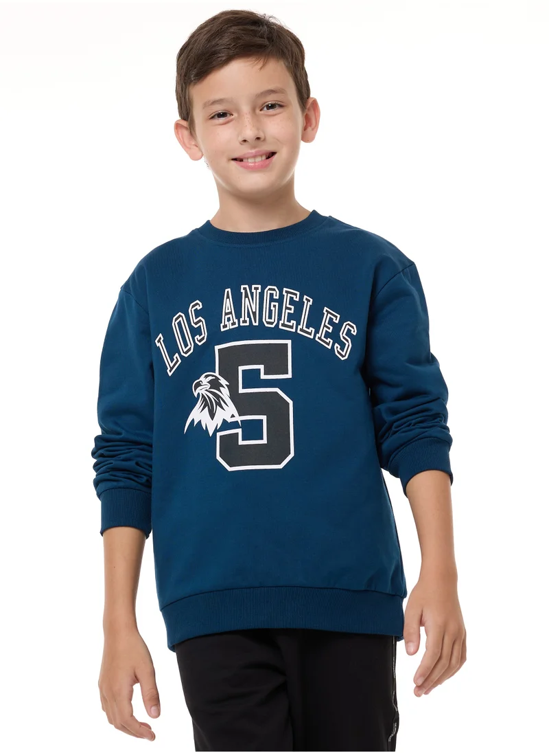 victor and jane Boys' Sweatshirt  (8-14yrs) Navy