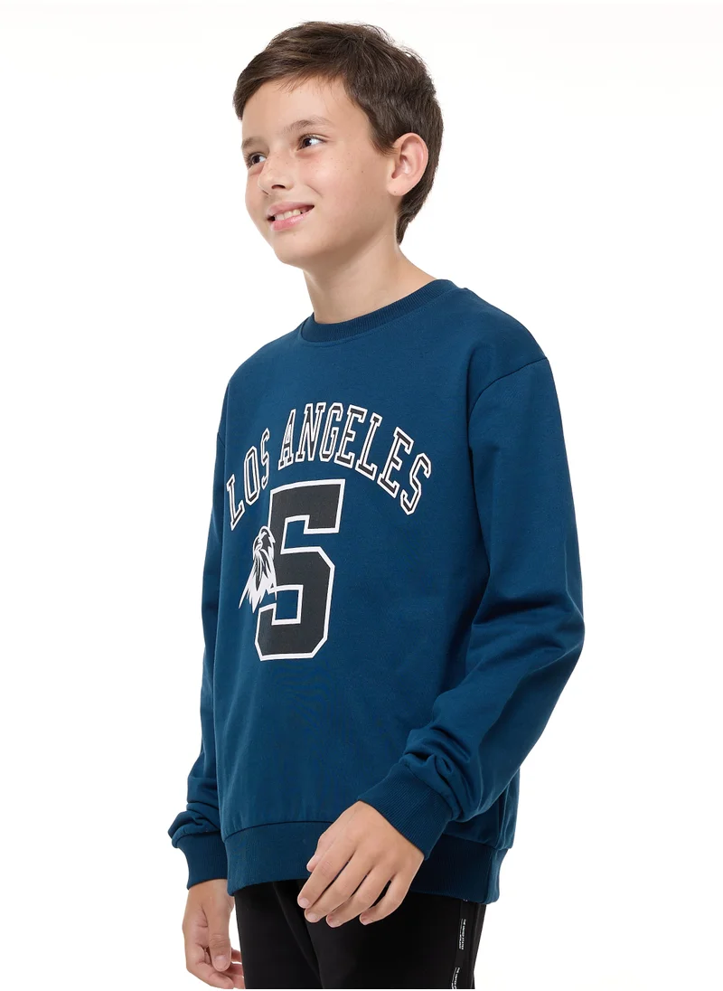 victor and jane Boys' Sweatshirt  (8-14yrs) Navy