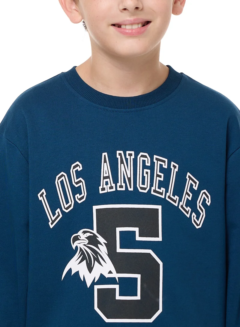 victor and jane Boys' Sweatshirt  (8-14yrs) Navy