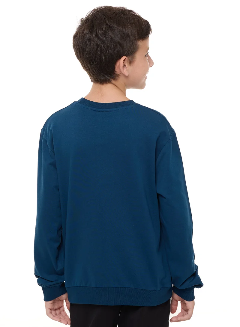 victor and jane Boys' Sweatshirt  (8-14yrs) Navy