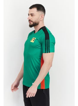 Adidas Adidas x Lego Men Sportswear Fit Short Sleeve Football Jersey, Green  - Image 3