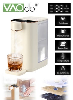 VAOdo Water Purifier with Night Light and Activated Carbon Filter Table Clear Lcd Cnc Panel Water Filtration 3s Heated Water Can be Directly Connected to External Bottled Water Water Dispenser  - Image 1