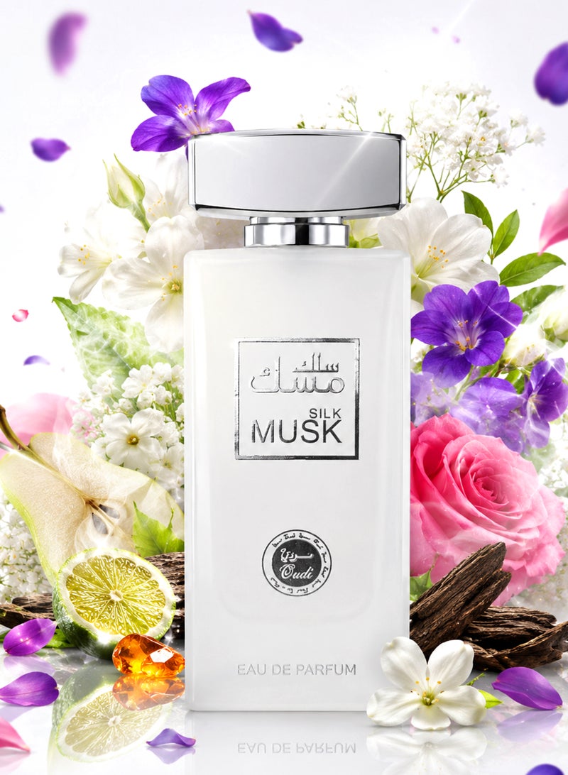 Silk Musk 100ml Eau De Parfum Long Lasting Perfume For Men And Women Fresh Floral Musky Aquatic Scent