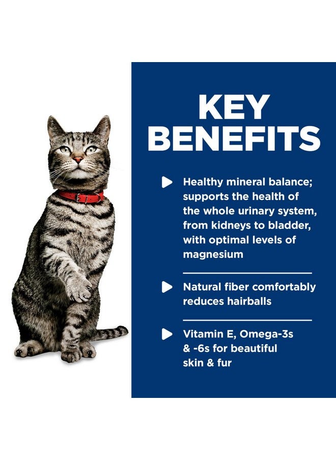 Hill's - Hill's Science Diet Urinary Hariball Control, Adult 1-6, Urinary Track Health & Hairball Control Support, Wet Cat Food, Chicken Minced, 2.9 oz Can, Case of 12 - Image 1