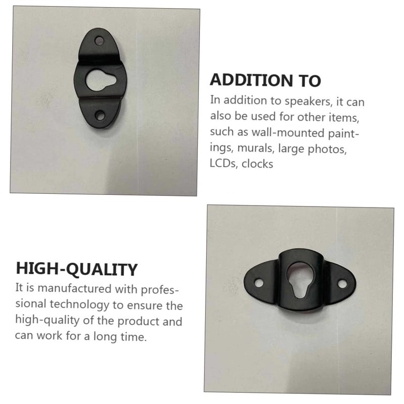 20PCS Iron Wall Mount Bracket Hanger Plate For Surround Sound Speaker Audio Box - Image 4