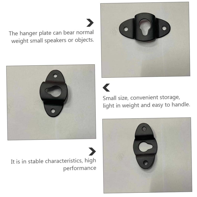 20PCS Iron Wall Mount Bracket Hanger Plate For Surround Sound Speaker Audio Box - Image 5