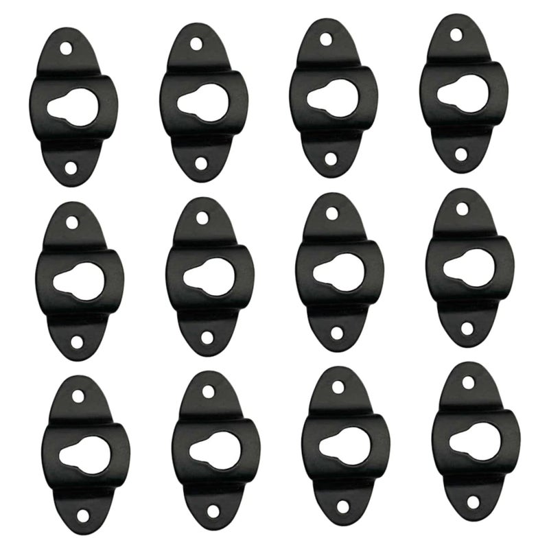 20PCS Iron Wall Mount Bracket Hanger Plate For Surround Sound Speaker Audio Box - Image 2