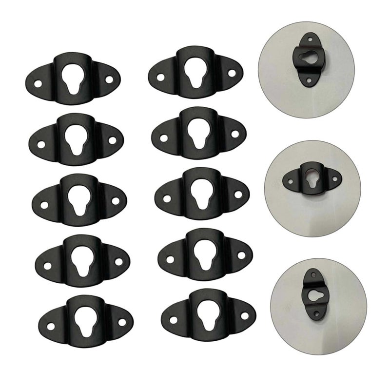 20PCS Iron Wall Mount Bracket Hanger Plate For Surround Sound Speaker Audio Box - Image 3