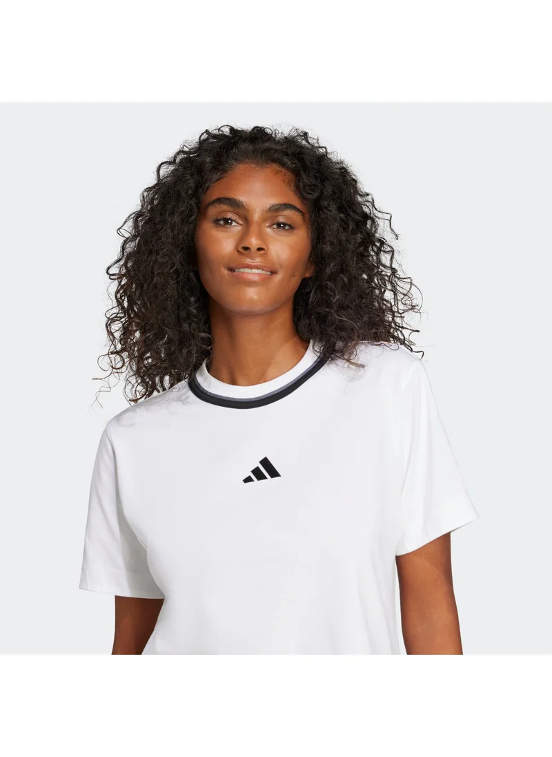 Adidas Essentials Color Pop Cotton T-Shirt