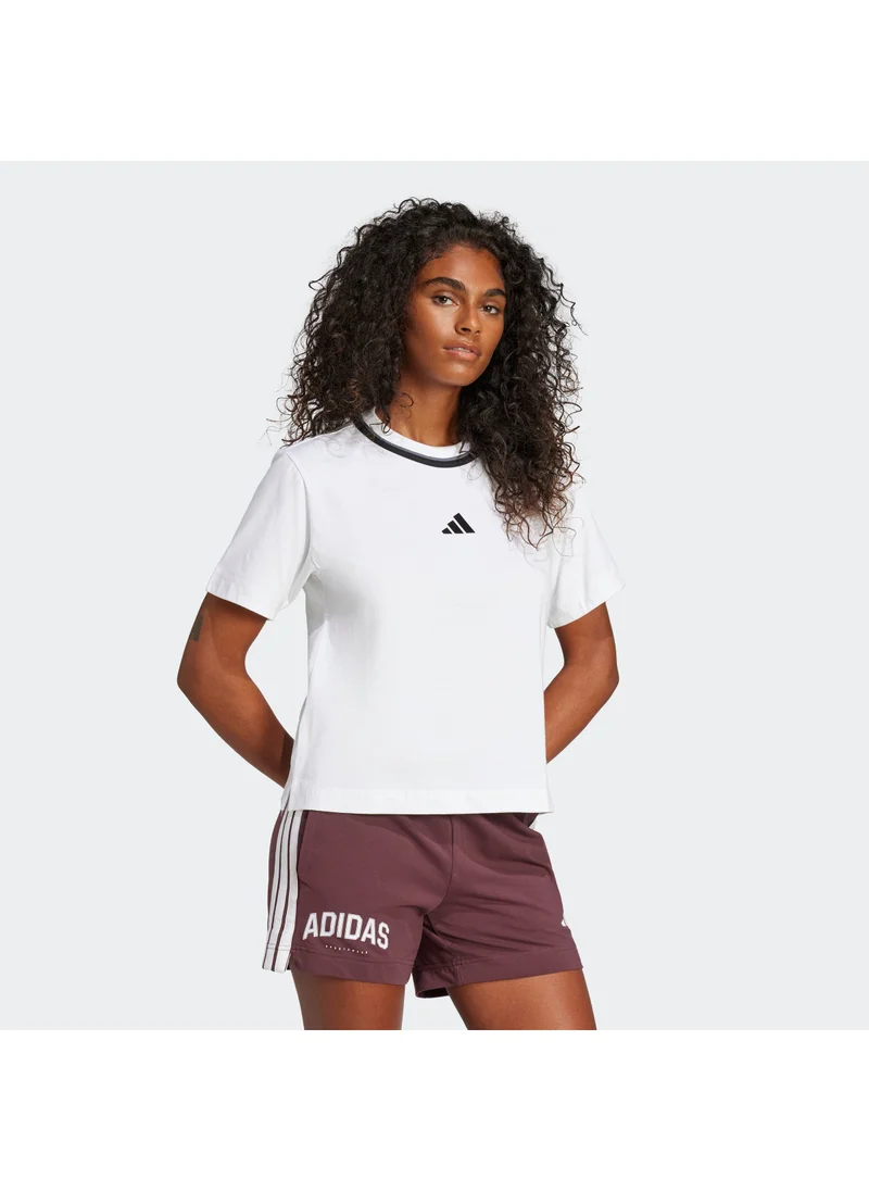 Adidas Essentials Color Pop Cotton T-Shirt