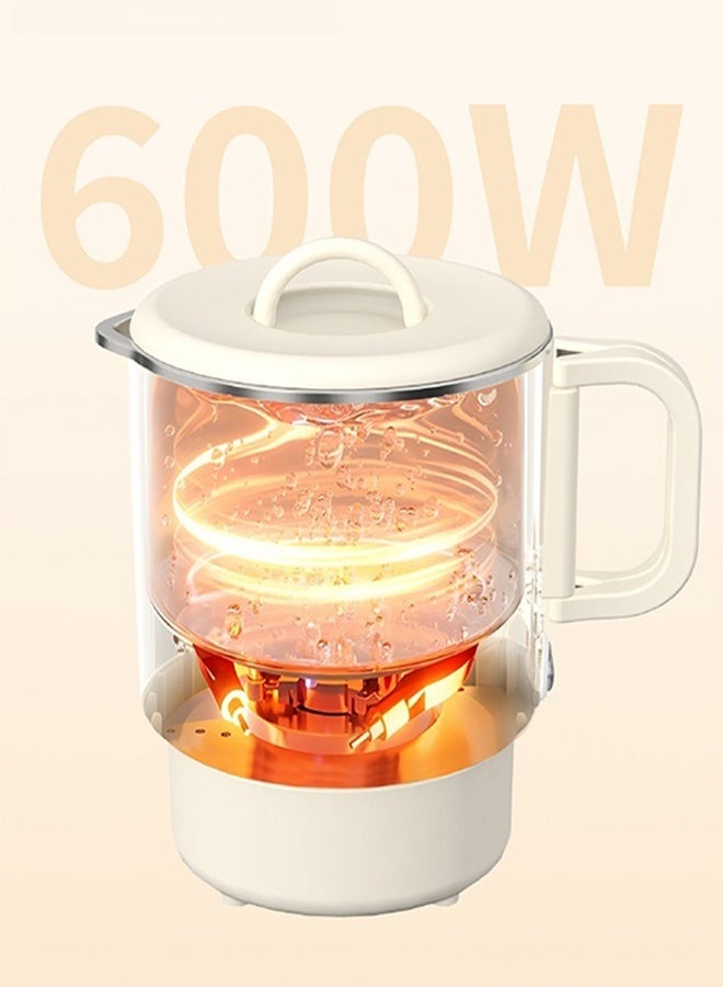 DAKS Folding Electric Kettle 304 Stainless Steel – Portable Travel Kettle with Egg Steamer, 600W, 1000ml Capacity, Auto Shut-Off, Boil-Dry Protection, Includes Storage Bag – Ideal for Home, Office, and Travel - Image 2