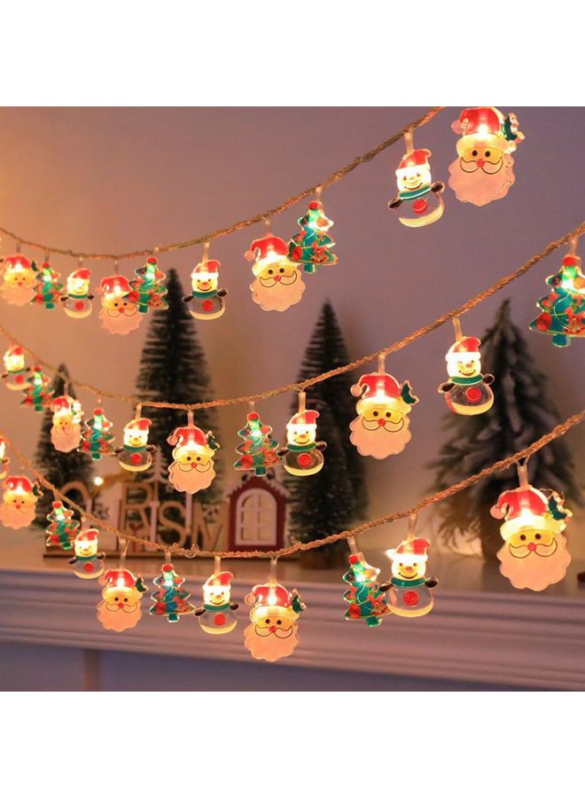 Christmas Led Old Man Hanging Lights Snowman Christmas Tree Decorative Lights Window Creative Atmosphere Pendant Colorful Light Strings