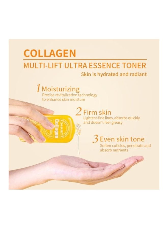 DR. RASHEL Collagen Multi-Lift Ultra Anti-wrinkle Essence Toner Clear 100grams - Image 4