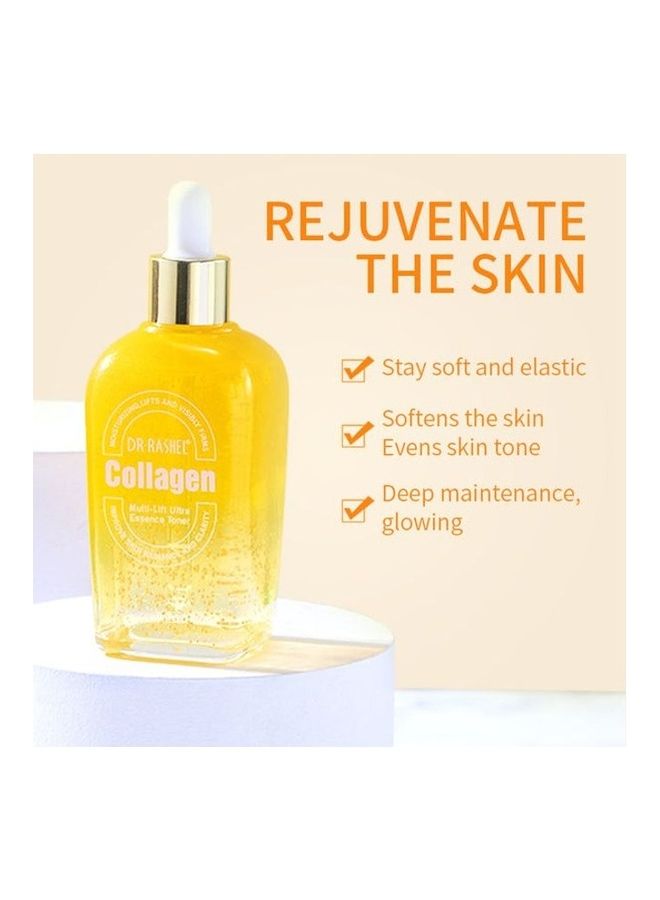 DR. RASHEL Collagen Multi-Lift Ultra Anti-wrinkle Essence Toner Clear 100grams - Image 3