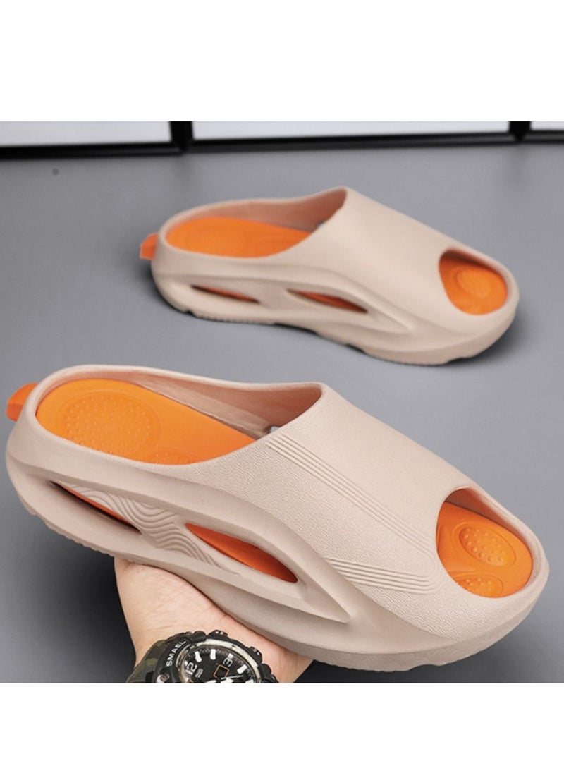 Furtey - Adult Loafers Thickened Soles Indoor and Outdoor Slippers Suitable for Bathroom Bedroom Hiking - Image 1
