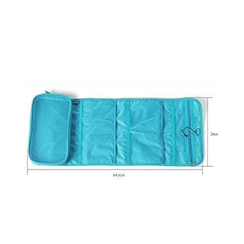 Saiyam Portable Folding Travel Organizer Toiletry Bag with Hanging Hook (Assorted Color) - Image 5