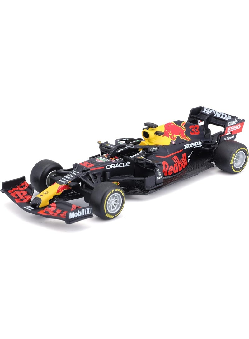 BBurago 1:43 Race 2021 Red Bull Racing RB16B #33 Max Verstappen 18-38055 - Image 1
