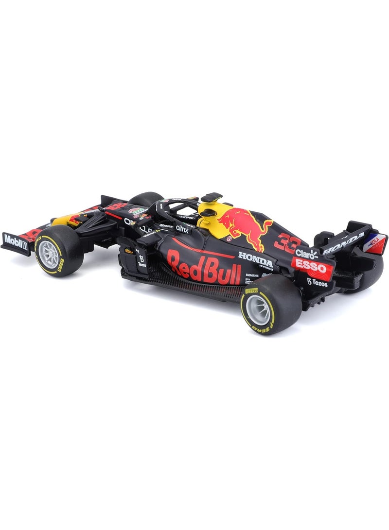 BBurago 1:43 Race 2021 Red Bull Racing RB16B #33 Max Verstappen 18-38055 - Image 2