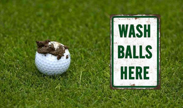 ZYPENG Wash Balls Here Vintage Metal Funny Gift Golf Tin Signs Man Cave Sports Golfer  Country  Golf Club 12 x 8 Inches Wall Decoration - Image 5