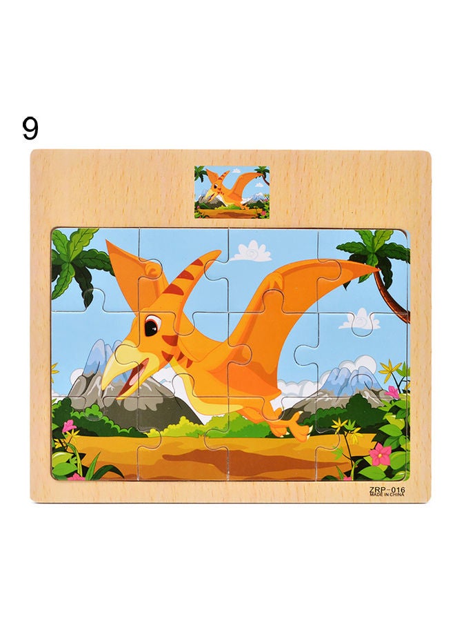 NIBEMINENT Wooden Animal Themed Jigsaw Puzzles Set - Image 1