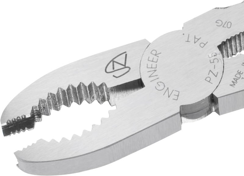 Engineer PZ-55 Damaged Screw Removal, Gripping Pliers Screw Extractors with unique vertically serrated jaws, Made in Japan - Image 5
