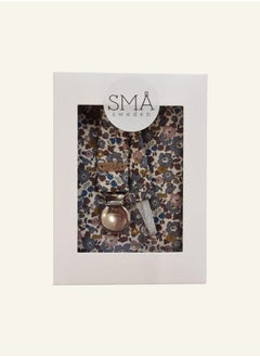 SMA SMA BIBS x LIBERTY Pacifier Clip Liberty gift pack - bib and pacifier clip - Anti-lost clip Anti-drop Chain Universal Pacifiers Teether Holder and cotton bib for babies  - Image 2