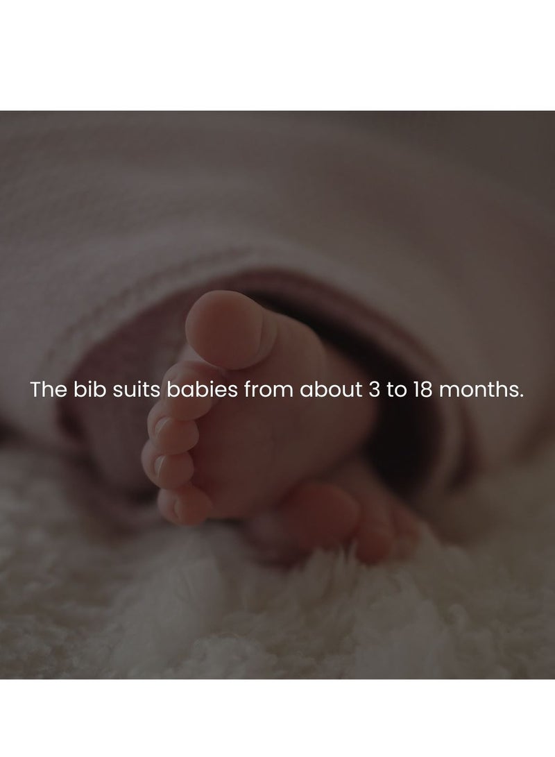 SMA BIBS x LIBERTY Pacifier Clip Liberty gift pack - bib and pacifier clip - Anti-lost clip Anti-drop Chain Universal Pacifiers Teether Holder and cotton bib for babies - Image 5