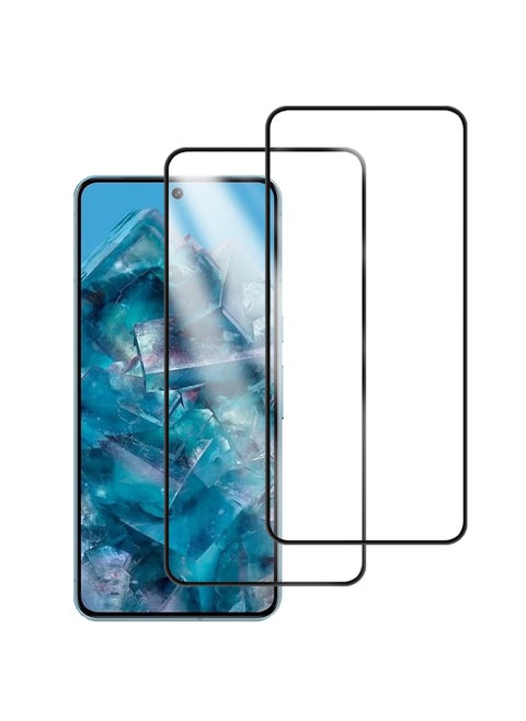 [2 Pack] for Google Pixel 8 Pro Screen Protector [Support Fingerprint Unlock], HD Clear 9H Hardness Scratch Resistant Tempered Glass Screen Protector for Google Pixel 8 Pro 5G [6.7 Inch]